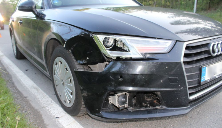 Řidičce Audi vběhla do cesty srna, která po střetu s autem uhynula. Vznikla škoda za více než padesát tisíc