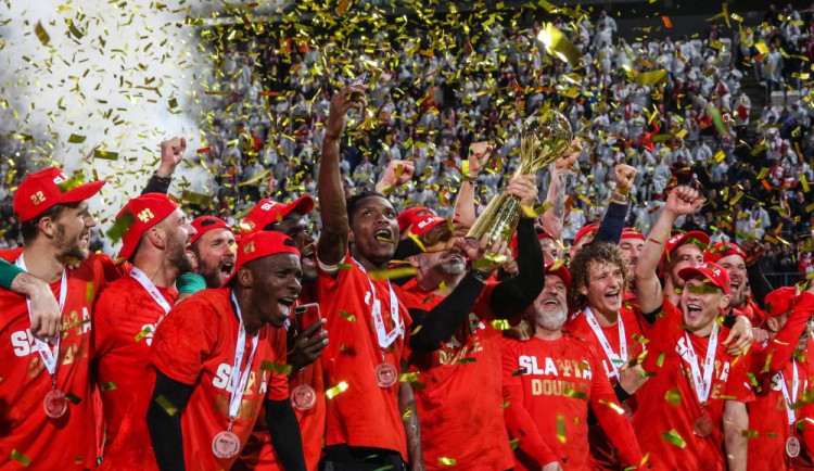 FOTOGALERIE: Finále MOL Cupu v Olomouci ovládla Slavia. Nad Baníkem vyhrála 2:0