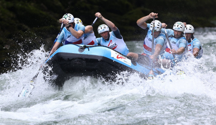 Muži a ženy z Prostějova brali na evropském šampionátu v raftingu stříbro, tým Masters vybojoval titul