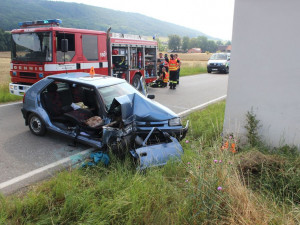 FOTO: Dvě seniorky se zranily při dopravní nehodě. Jednu z nich do nemocnice transportoval vrtulník