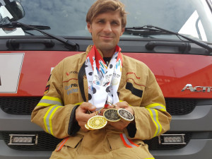 Olomoucký hasič Přecechtěl vybojoval v Číně dvě zlaté a dvě bronzové medaile