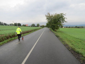 Policie žádá o pomoc svědky dopravní nehody, při které řidič srazil cyklistku a ujel