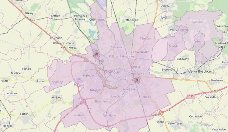 Informace o ovzduší v Olomouci nabídne nová interaktivní mapa. Ukáže i přehled zdrojů znečištění