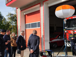 Litovelští hasiči dostali speciální osvětlovací balón pro noční zásahy