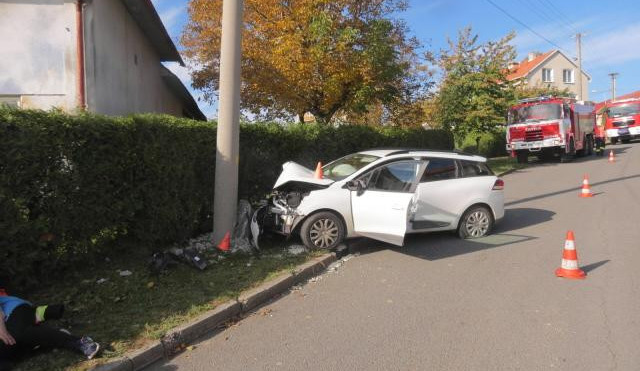 dopravní nehoda v Radotíně