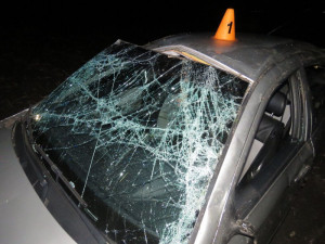 Auto skončilo po kotrmelcích v poli. Při nehodě byli zraněni dva lidé