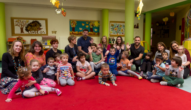 FOTO: Redakce Olomoucké Drbny navštívila děti z mateřinky pro sluchově postižené