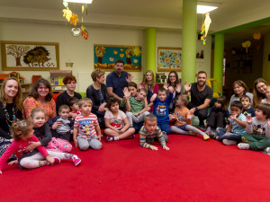FOTO: Redakce Olomoucké Drbny navštívila děti z mateřinky pro sluchově postižené