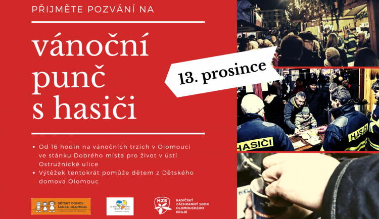 Na vánočních trzích budou i hasiči, výtěžek poputuje na dobročinné účely