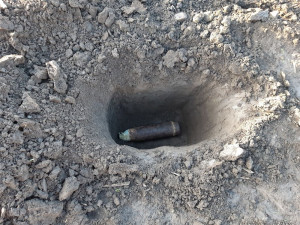 Na Prostějovsku se našel granát z druhé světové války. Dnes dopoledne ho odpálil pyrotechnik