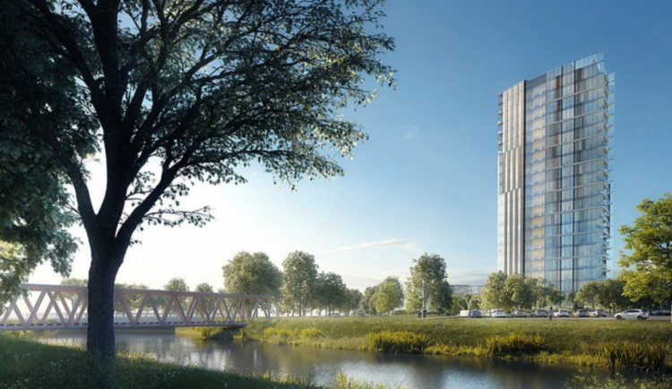 Investor Šantovky Tower se odvolal proti rozhodnutí magistrátu. Zpochybňuje existenci ochranného pásma