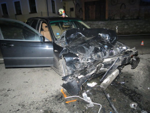 Při nehodě na Šumpersku se zranili tři lidé, škoda se vyšplhala na čtvrt milionu