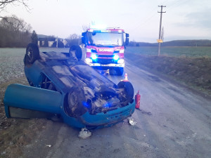 FOTO: Silvestr v Olomouckém kraji byl z pohledu záchranářů klidný, hasiči se ale zapotili