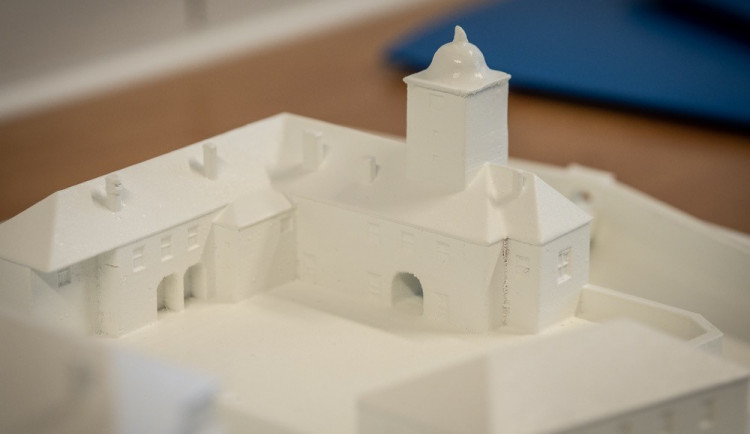 FOTO: Univerzita představila 3D model hradu Bouzov, jeho příprava trvala přes měsíc