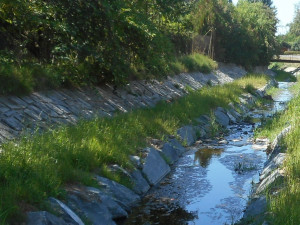 Úprava koryta potoka za pět miliónů zajistí lepší průtok vody, ale i lepší podmínky pro živočichy