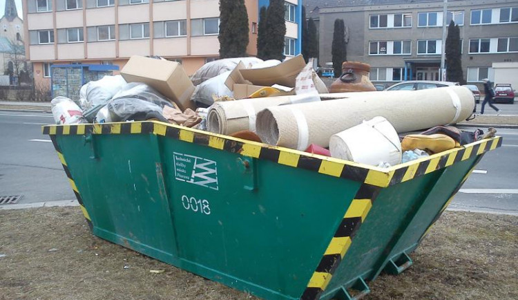 V Přerově se velkoobjemové kontejnery na odpad objeví až v květnu