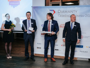 FOTO: V Olomouci byly uděleny Diamanty českého byznysu pro Olomoucký a Moravskoslezský kraj