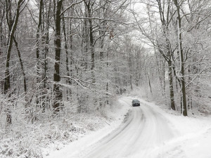 Na severu Olomouckého kraje zůstává sníh, opatrnost je na místě