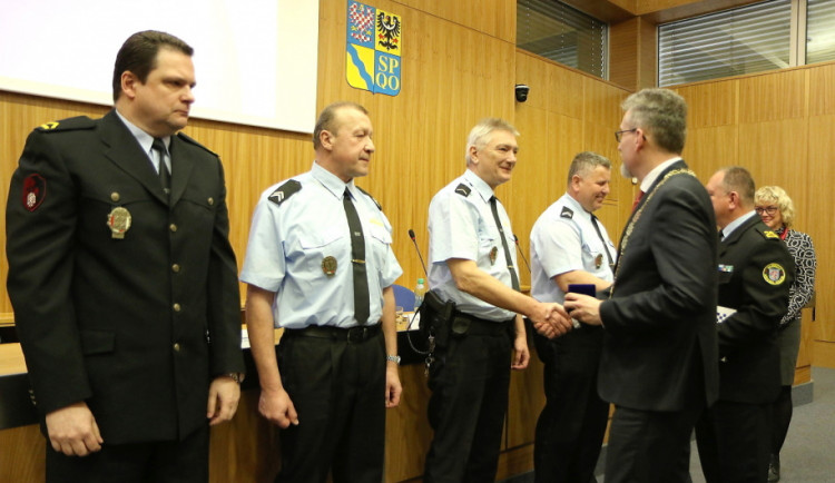 Město Olomouc ocenilo strážníky