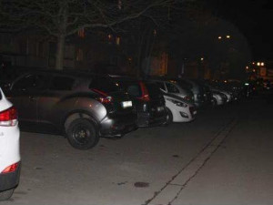 Vandal poničil devět automobilů na Kaštanové ulici