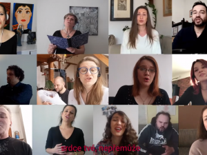 VIDEO: Členové opery a operety Moravského divadla nezoufají. Každý sám, ale společně nazpívali píseň