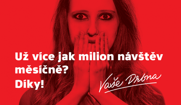 Olomoucká Drbna se v březnu přehoupla přes milion návštěv, její čtenáři by šedesátkrát naplnili plecharénu