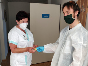 V prostějovské nemocnici mají unikátní technologii k měření tělesné teploty pomocí senzorů