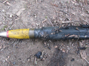 Muž při hledání pokladu v lese našel pomocí detektoru kovu munici