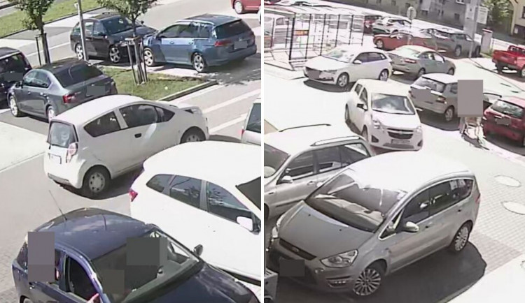 Neznámý řidič naboural na Bělidlech do zaparkovaného auta. Policie žádá o pomoc svědky