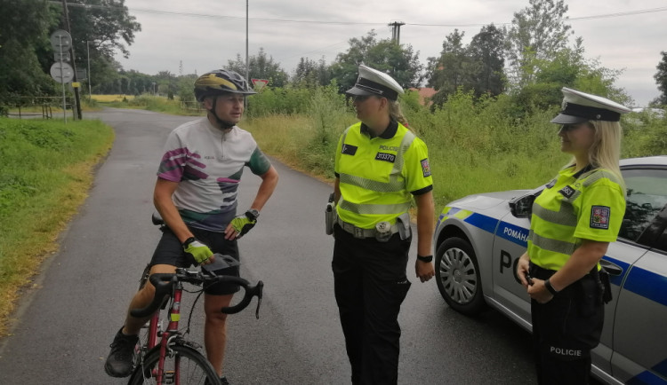 Policisté v pondělí v Olomouci zaměřili na cyklisty a cyklostezky