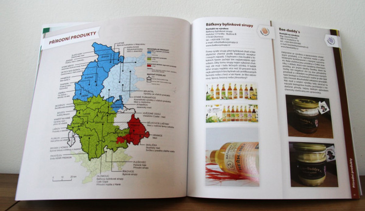 Výlety za regionálními potravinami v Olomouckém kraji pomůže naplánovat nový katalog