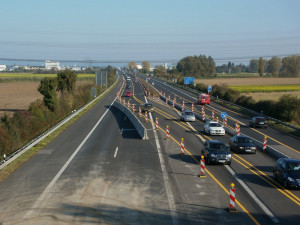 Dálnice D46 se v Prostějově rozšíří o nové pruhy. Stavba bude stát téměř 200 milionů