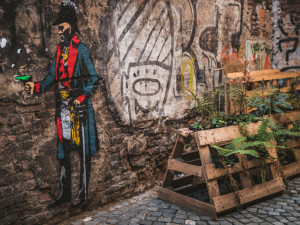 FOTO: Zapadlá olomoucká zákoutí nově zdobí slavné osobnosti spojené s městem