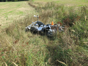 Foto z místa nehody Rozstání