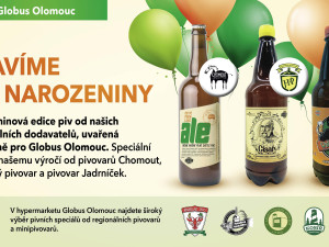 Olomoucký Globus slaví 20 let. Regionální pivovary mu uvařily speciální narozeninová piva