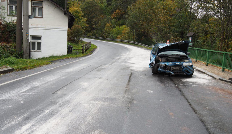 havárie vozidla v Branné (2)