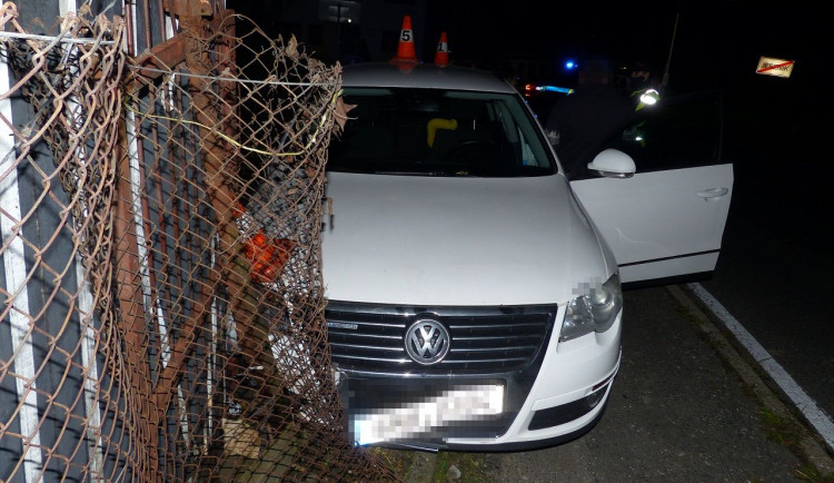 Foto z místa nehody