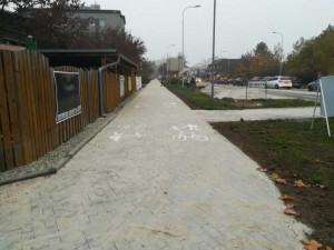 V Prostějově byla dokončena další cyklistická stezka