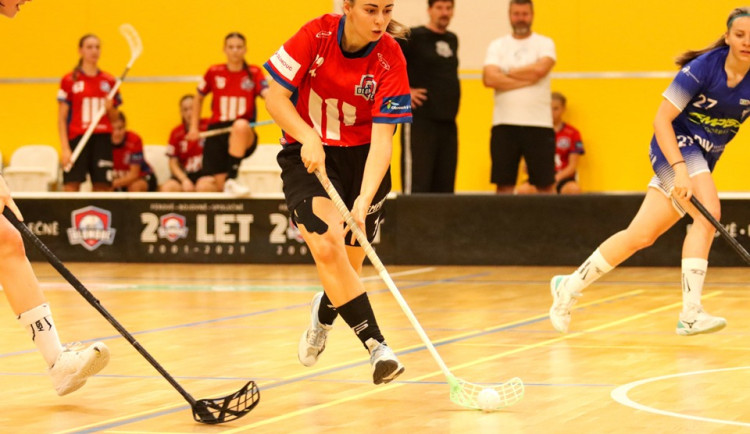 Olomoucká florbalová družina proti lídrovi soutěže
