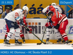 Olomoučtí kohouti porazili Plzeň 3:2 a odváží si 3 body