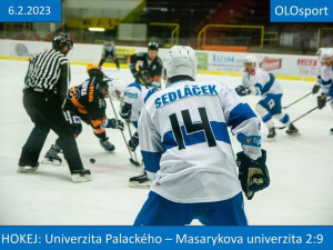 Olomoucký hokejový UP tým podlehl Masarykové univerzitě