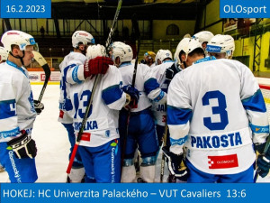 Univerzitní derby skončilo skvěle pro olomoucký tým, vstřelil 13 branek