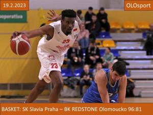 Olomoučtí basketbalisté podlehli pražské Slávii