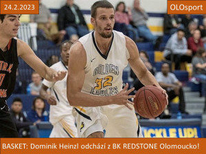 Basketbalista Dominik Heinzl odchází z Olomouce