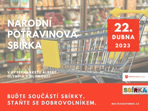Národní sbírka potravin hledá dobrovolníky. Sbírejte s námi potraviny pro chudé