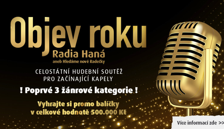 Najdi svůj hit: Prestižní soutěž Objev roku Radia Haná hledá nové Radečky v 6. ročníku