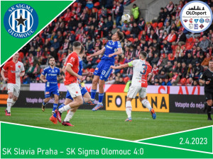 Olomoucká Sigma propadá na šesté místo po prohře 0:4 proti Slavii