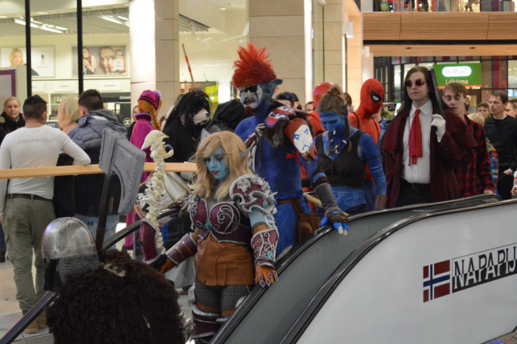 Cosplayeři v Šantovce
