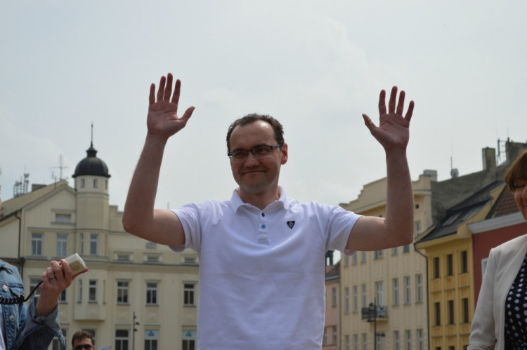 FOTOGALERIE: "Marek Eben" korunoval královnu Majálesu na Dolním náměstí