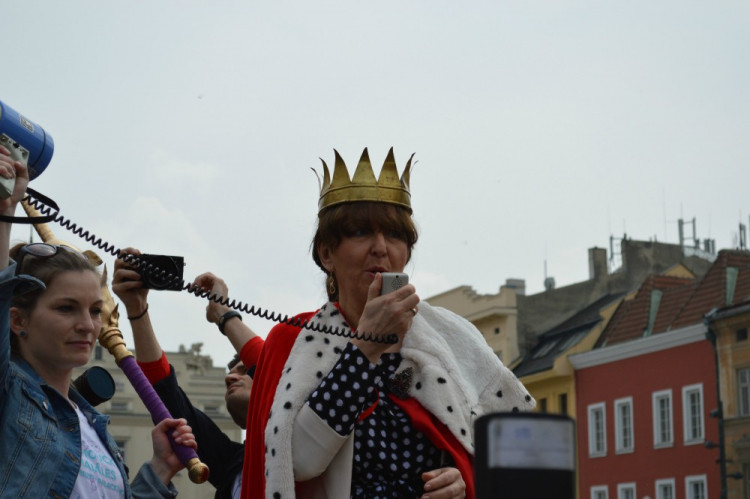 FOTOGALERIE: "Marek Eben" korunoval královnu Majálesu na Dolním náměstí